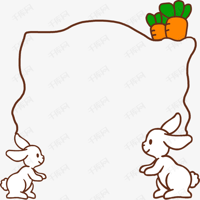 兔子边框