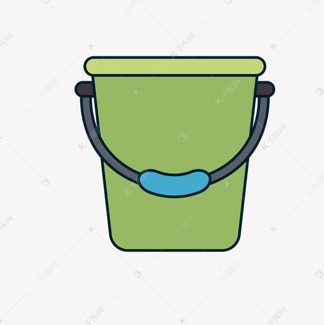 卡通塑料桶png下载