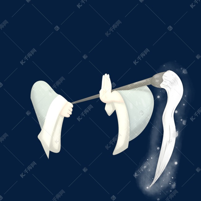 戏剧白色的浮尘插画素材图片免费下载-千库网