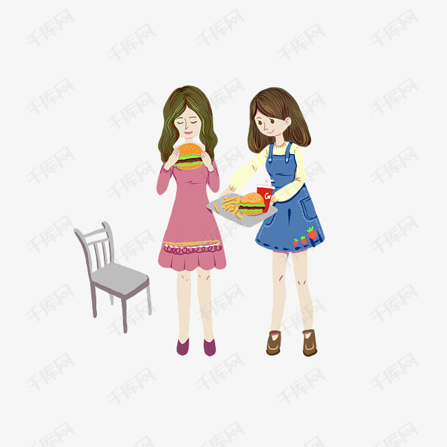 闺蜜汉堡快餐