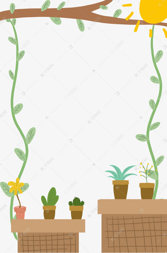 植物花草边框素材免费下载