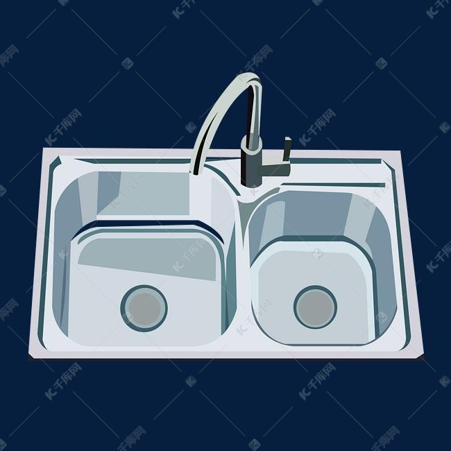 银色厨房用品水槽插图