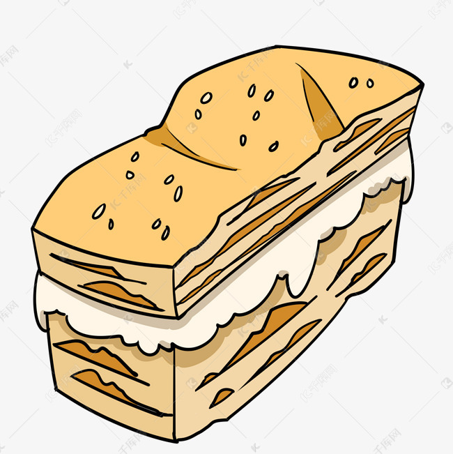 千层蛋糕卡通图片图片