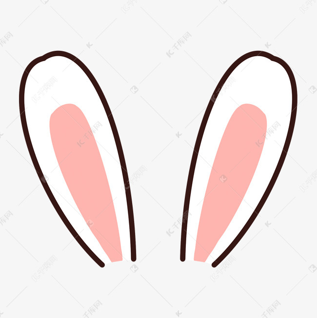 免抠元素 兔子 兔耳朵版权可商用有保障           编号:11976413