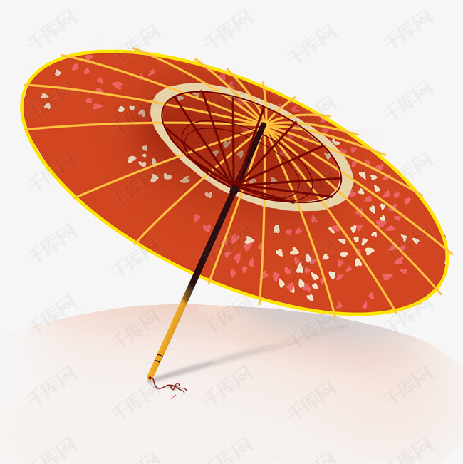 古典油纸伞水墨中国风