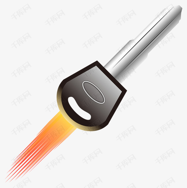 创意动感钥匙矢量免抠png