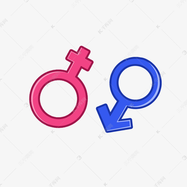 男性和女性的标志图标