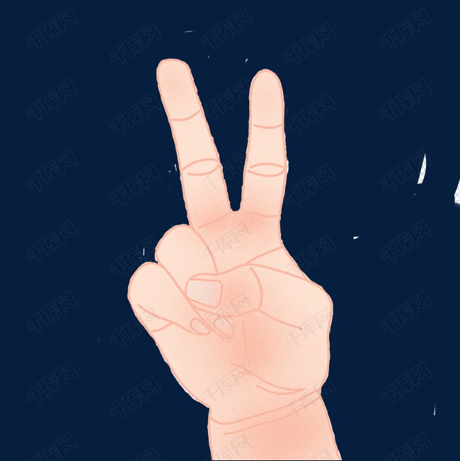 右手yes手势