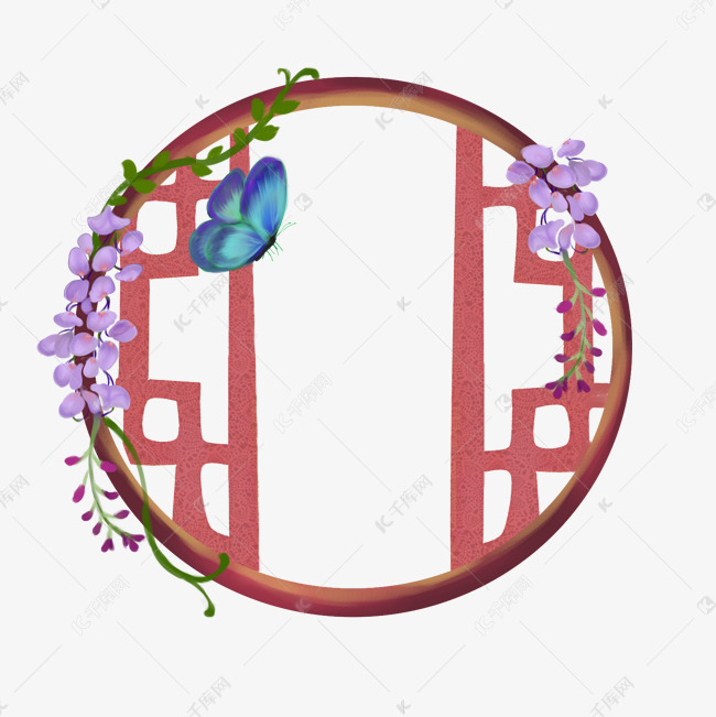 千库网 图片素材 古风边框 版权可商用有保障           编号