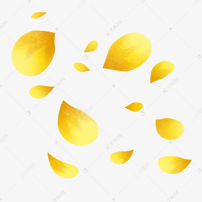 黄色花瓣高清免抠图片素材图片免费下载-千库网