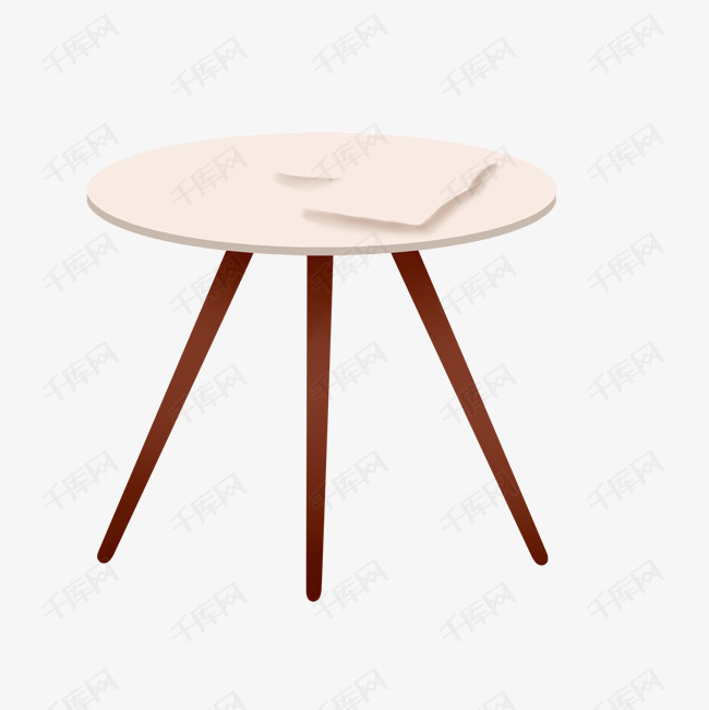 卡通圆桌png下载
