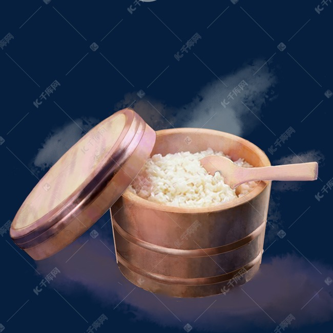 二十四节气大寒习俗吃糯米饭素材图片免费下载