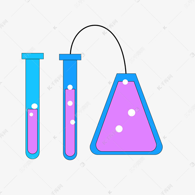 实验软管导管插画