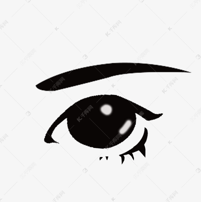 黑色简约眼睛