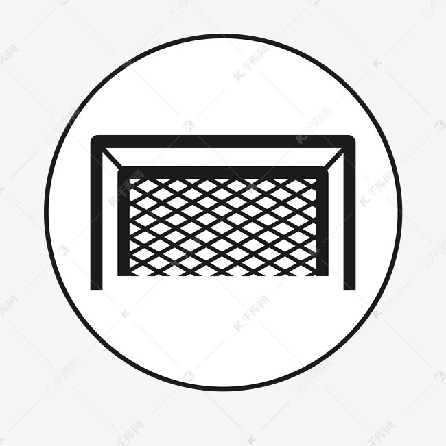 足球球门网图标