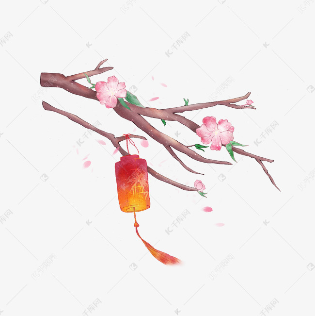 手绘中国风灯笼