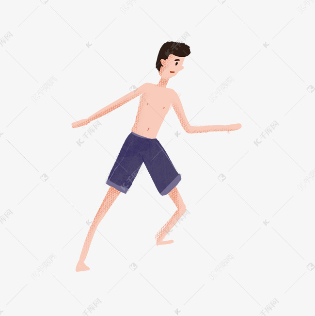 卡通光膀子男子下载