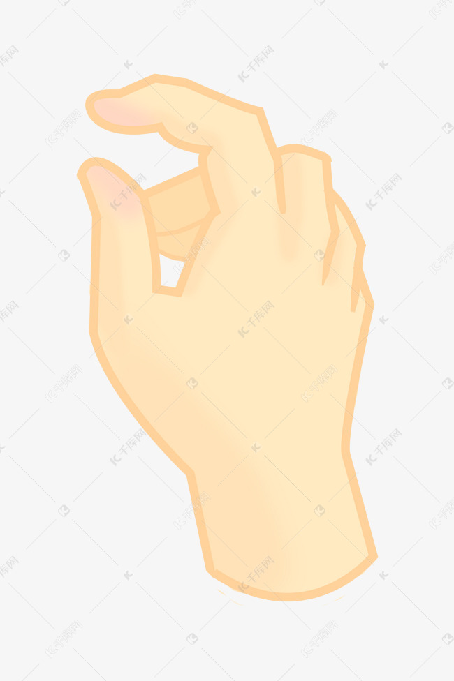 拿东西手势插画素材图片免费下载-千库网