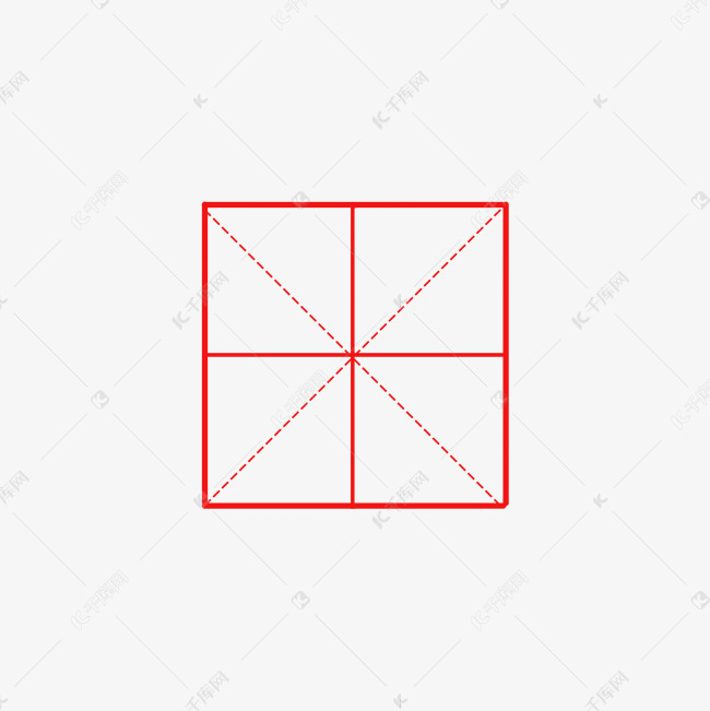 红色田字格