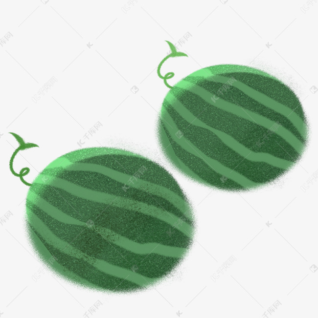 两个大西瓜