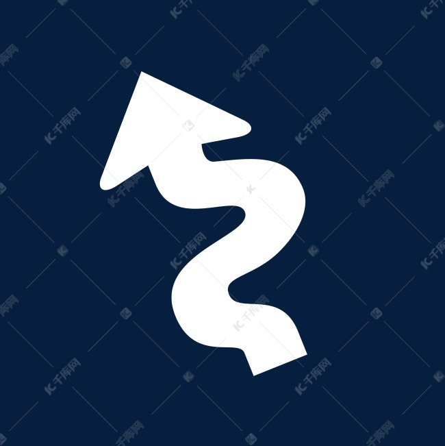 千库网商用版权素材(图片编号:4929414)       白色曲线箭头素材2019