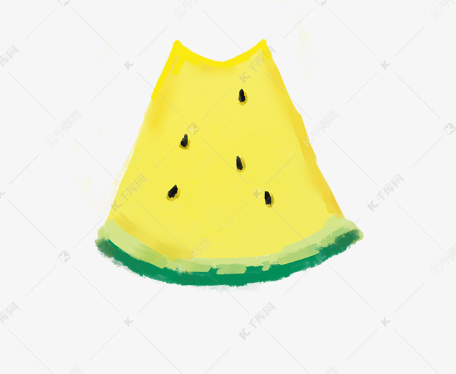 黄色切片西瓜