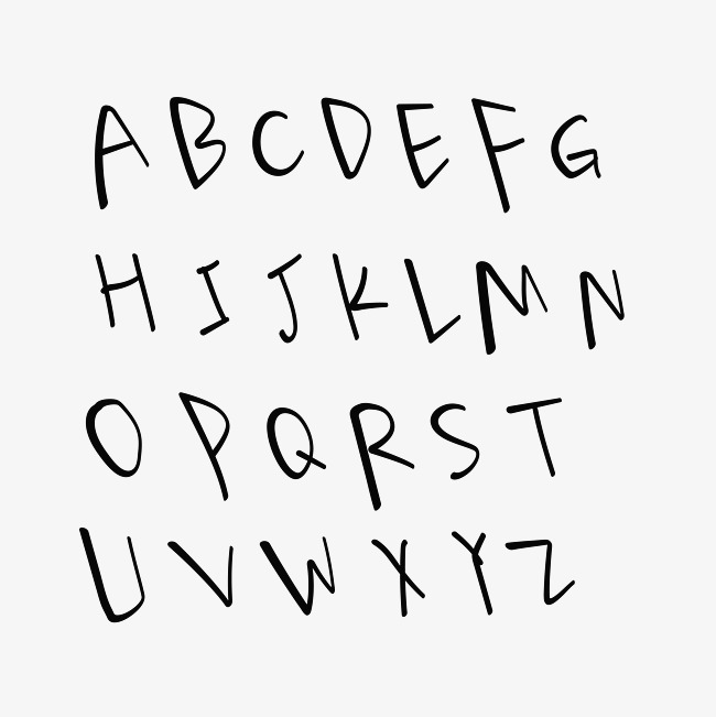26个英文字母_艺术字设计_千库网