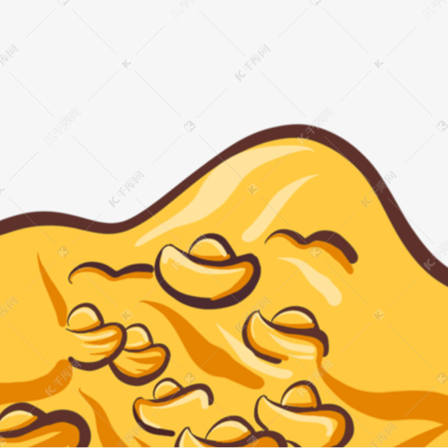卡通金山png下载