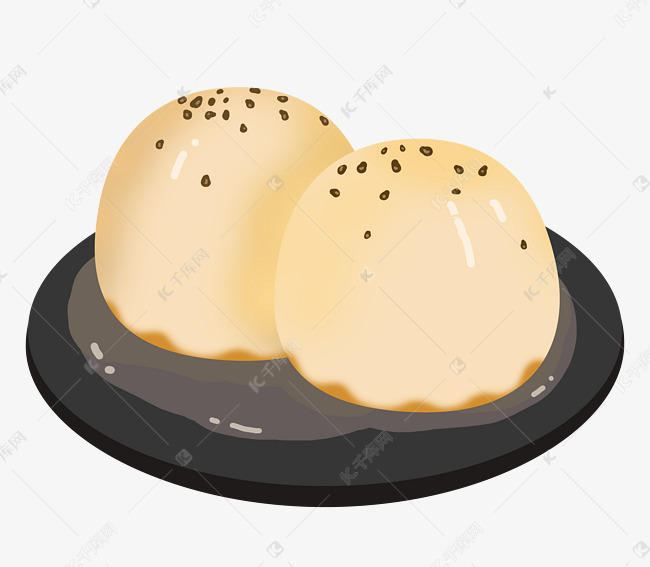 美味生煎卡通小吃