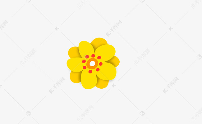 一朵黄色的小花