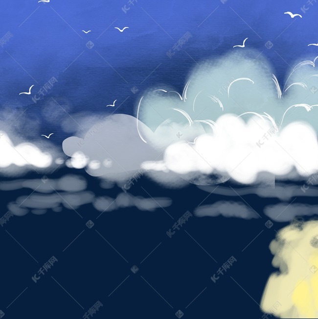 蓝天白云晴空万里素材图片免费下载 高清装饰图案psd 千库网 图片编号1668