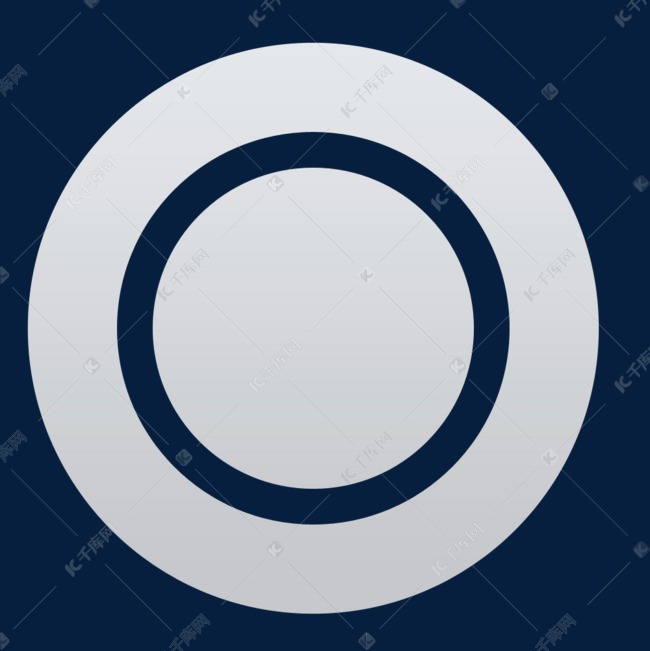 圆形盘子图标设计