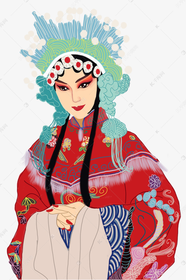 唱花鼓戏京剧女人