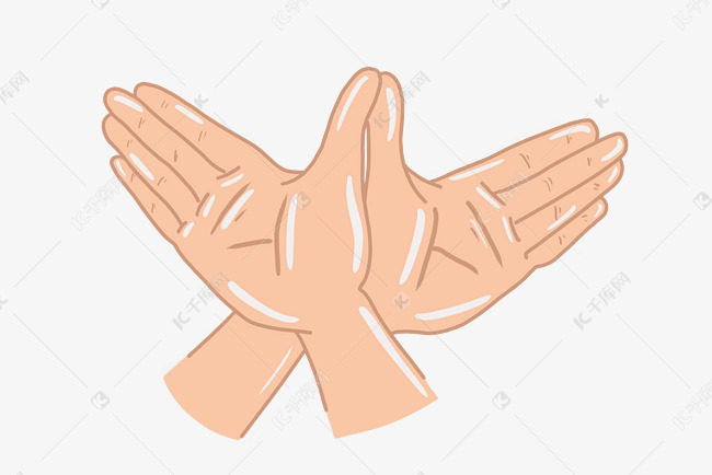 转圈手势卡通姿势