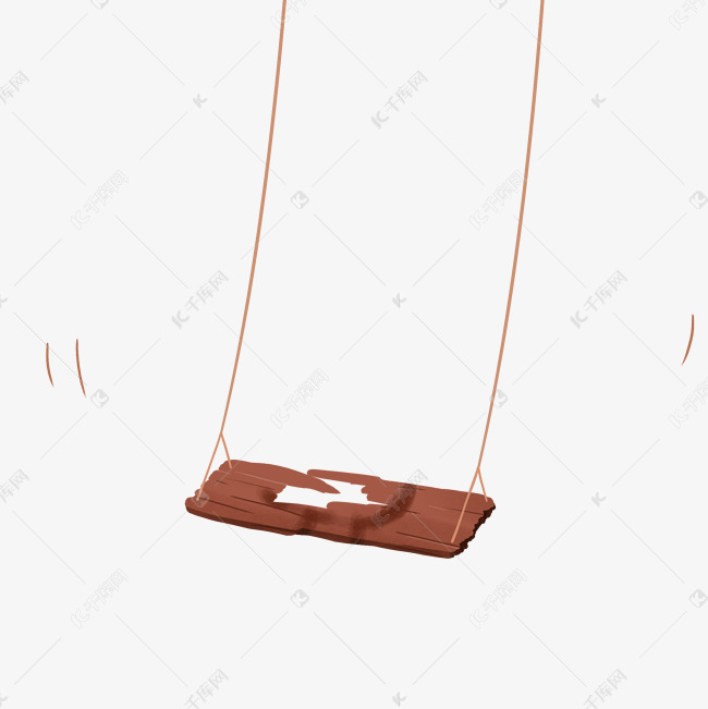 卡通秋千png下载