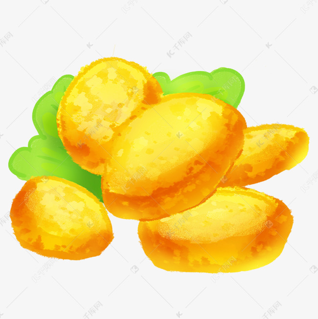 美色油炸薯饼插图