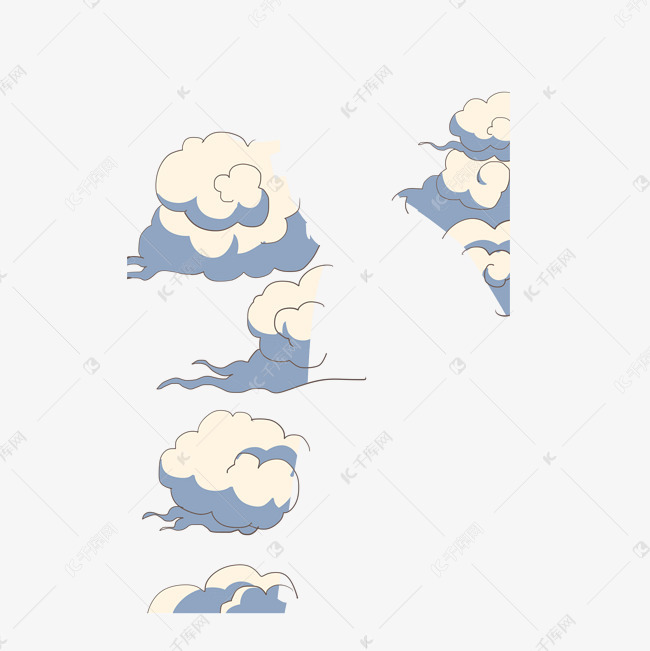 筋斗云的画法霸气图片