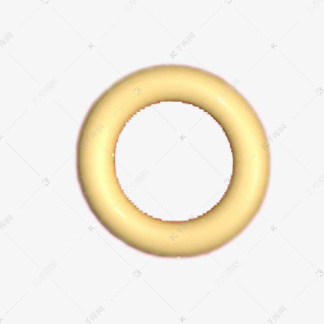黄色圆环
