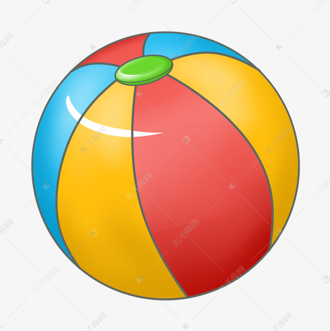圆形沙滩球