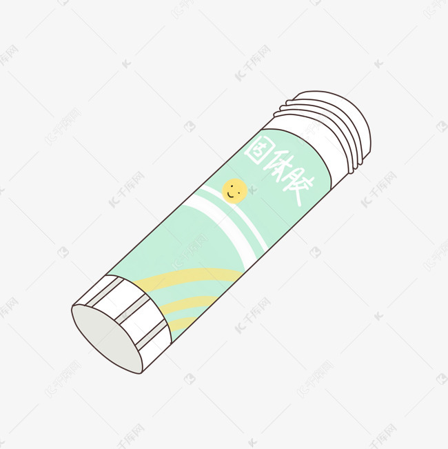 卡通固体胶办公用品