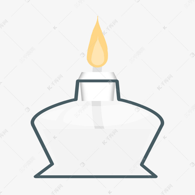 实验器材卡通酒精灯