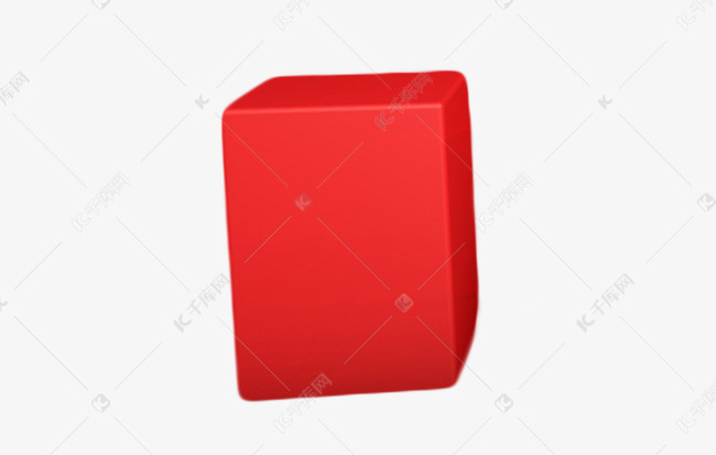 大红色正方形