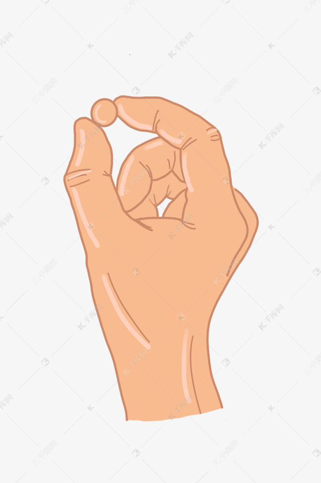 抓东西设计手势插图