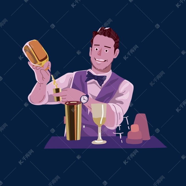 调酒师再调酒