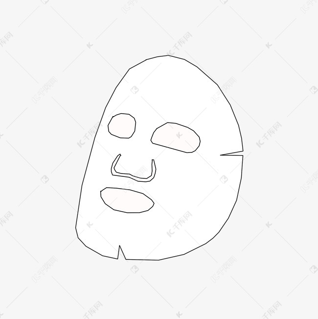 补水蚕丝白色面膜