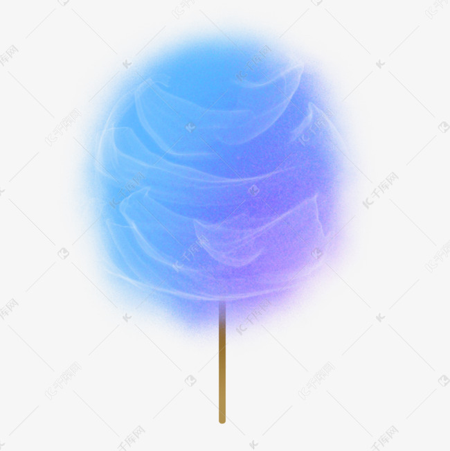 梦幻蓝色棉花糖