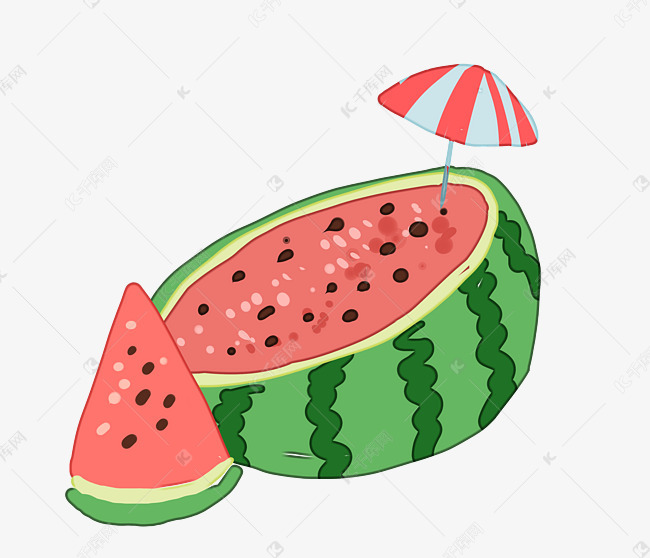 夏日大西瓜免抠
