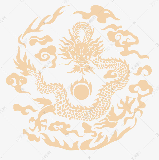 云锦盘龙花纹设计