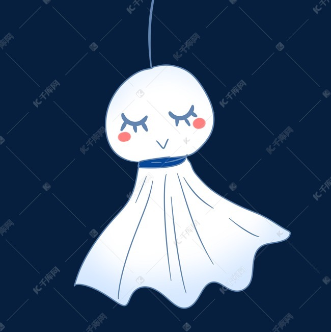 白色风铃卡通玩具