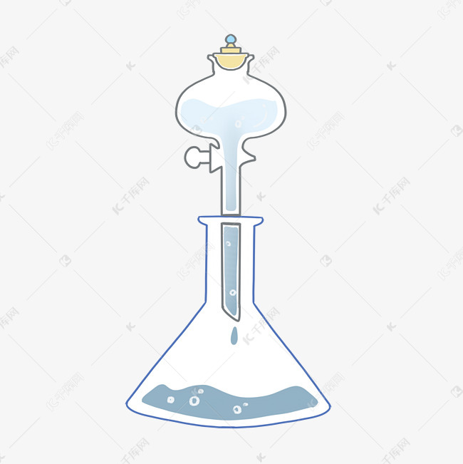 实验器材漏斗插画